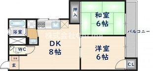 ヴィラ西村の物件間取画像